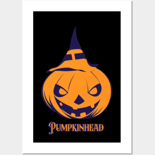 Haloween Pumpkinhead Posters and Art